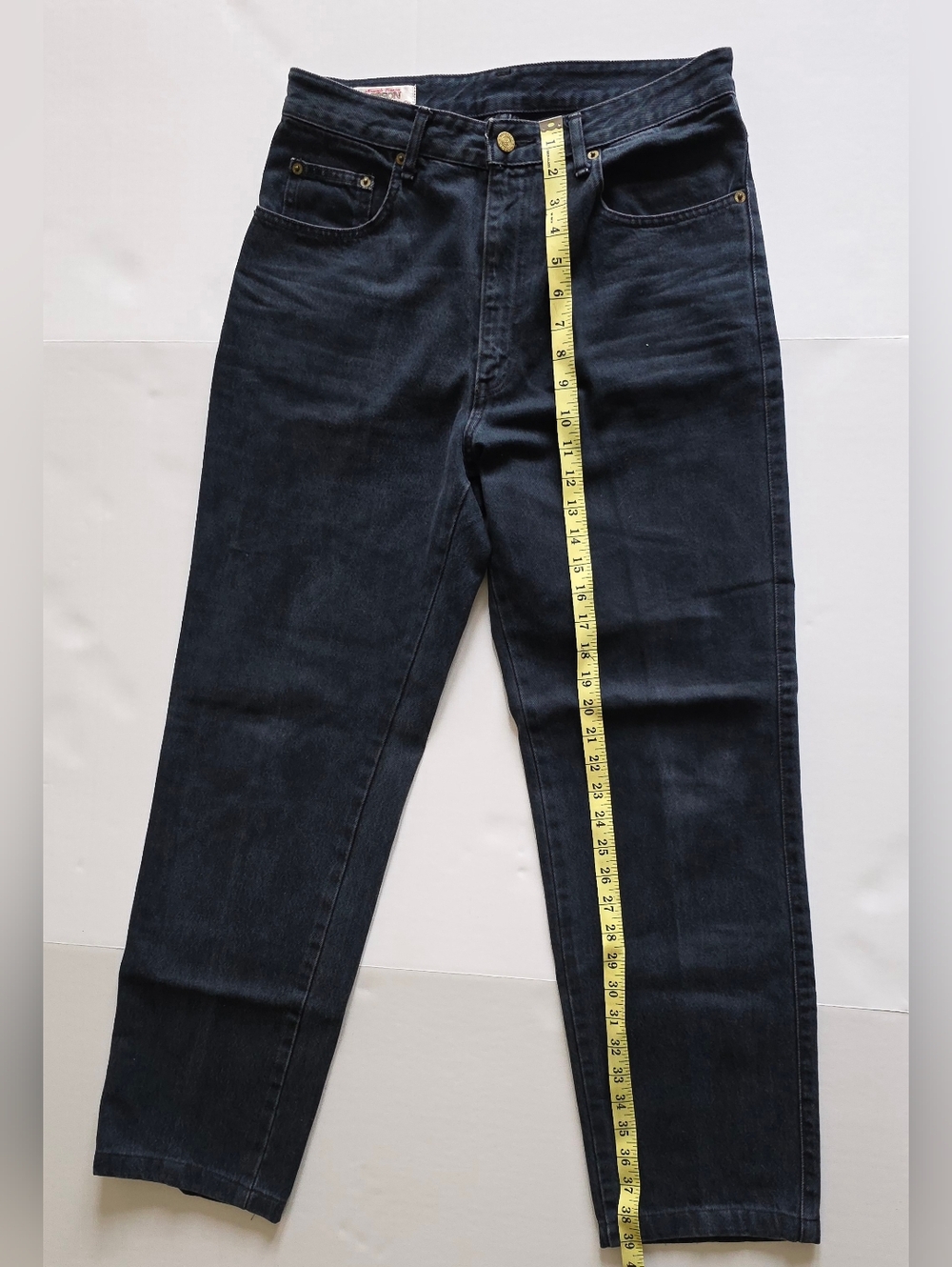 Vintage Bobson Pro Nowell Black Jeans  Straight Leg Japanese Denim Y2K Grunge - Picture 4 of 6